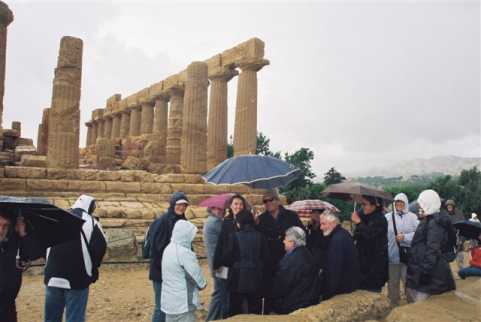 Visite guidate in lingua francese della Valle dei Templi.. anche con la pioggia