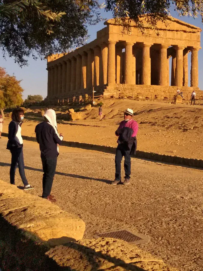 Tempio della Concordia nella Valle dei Templi di Agrigento